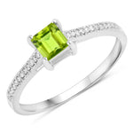Square Cut Diamond Halo Ring