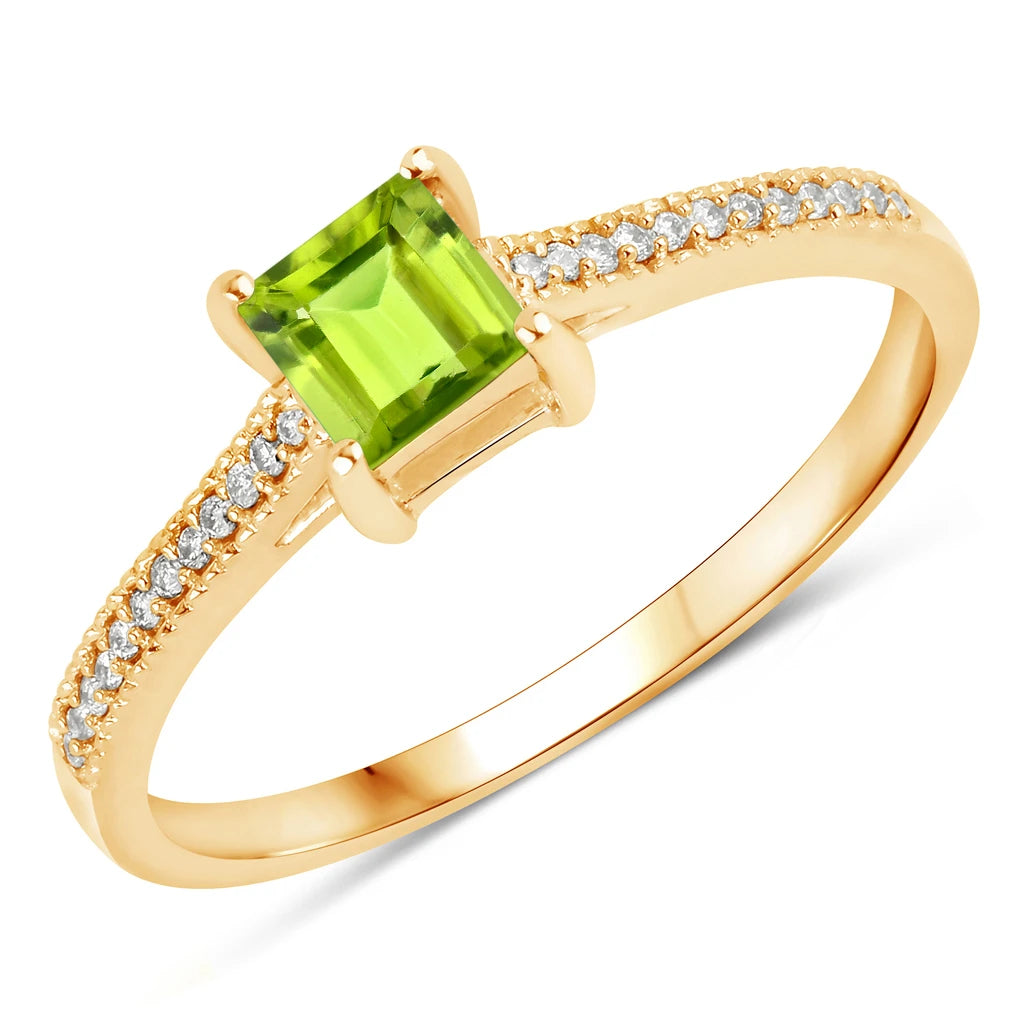 Square Cut Diamond Halo Ring
