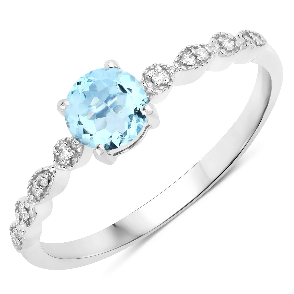 Victorian Round Diamond Halo Ring