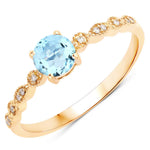 Victorian Round Diamond Halo Ring