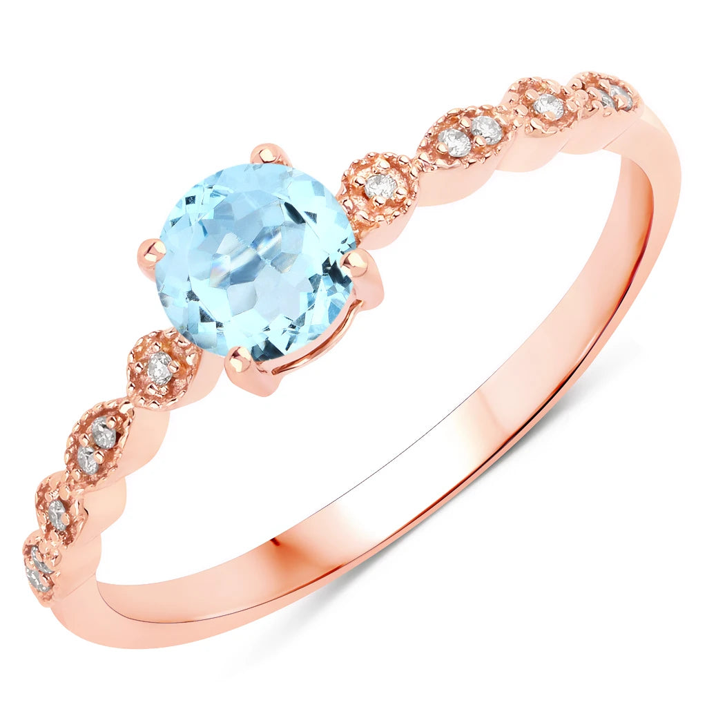 Victorian Round Diamond Halo Ring