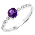 Victorian Round Diamond Halo Ring