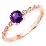 Victorian Round Diamond Halo Ring