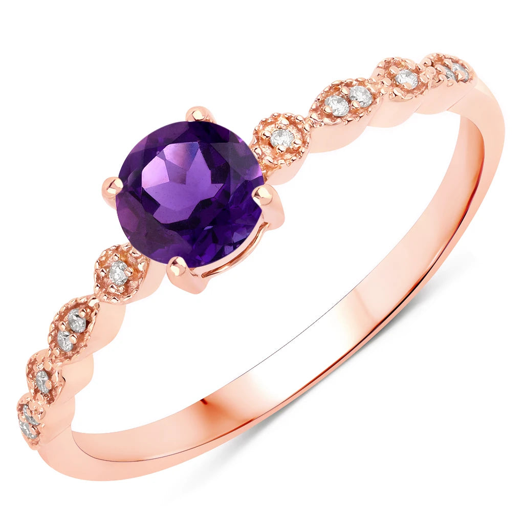 Victorian Round Diamond Halo Ring