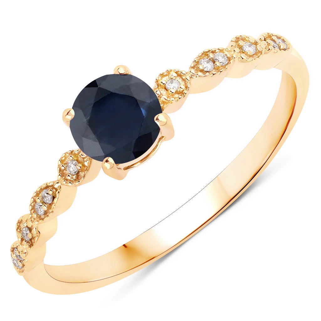 Victorian Round Diamond Halo Ring