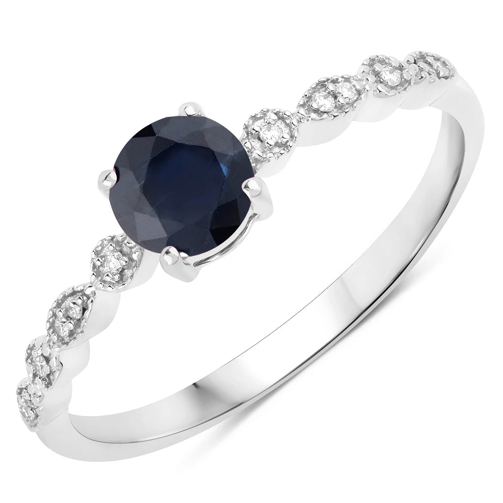 Victorian Round Diamond Halo Ring
