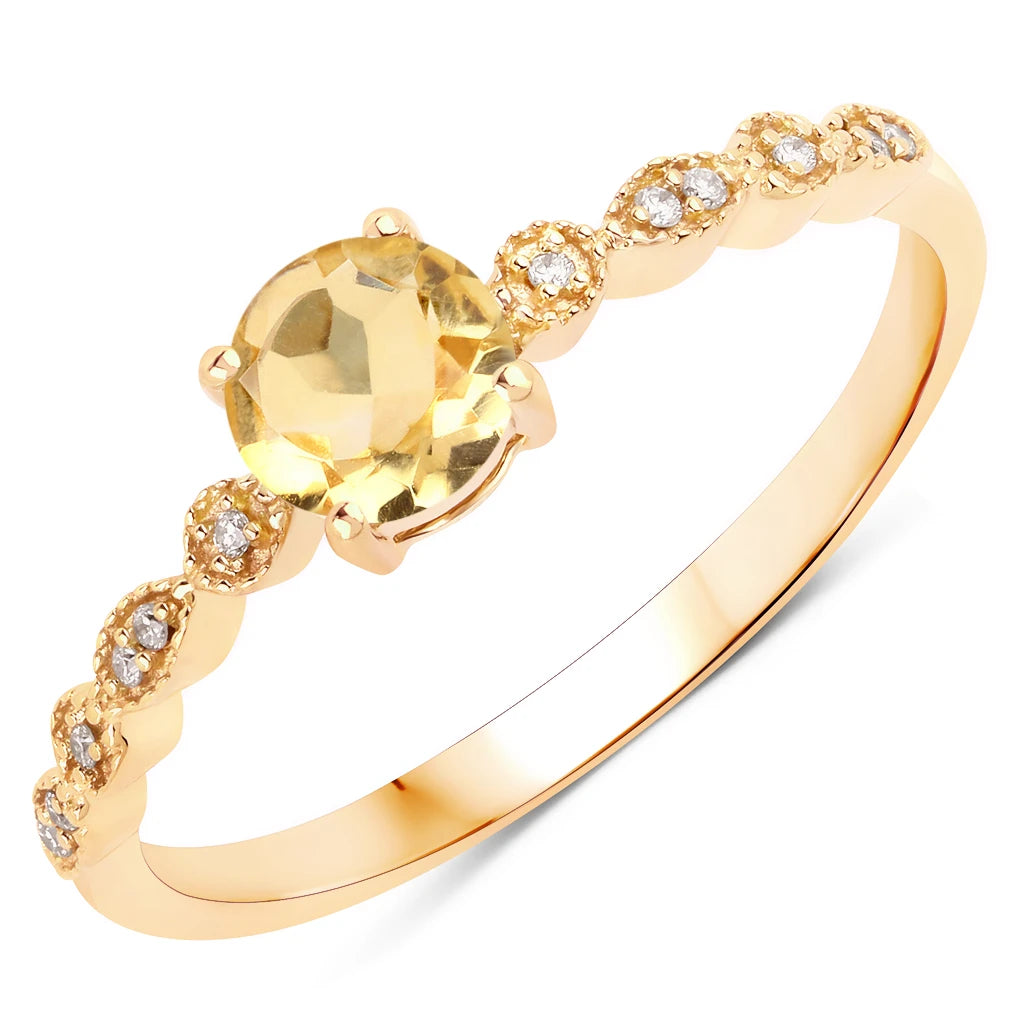Victorian Round Diamond Halo Ring