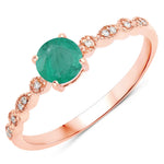 Victorian Round Diamond Halo Ring