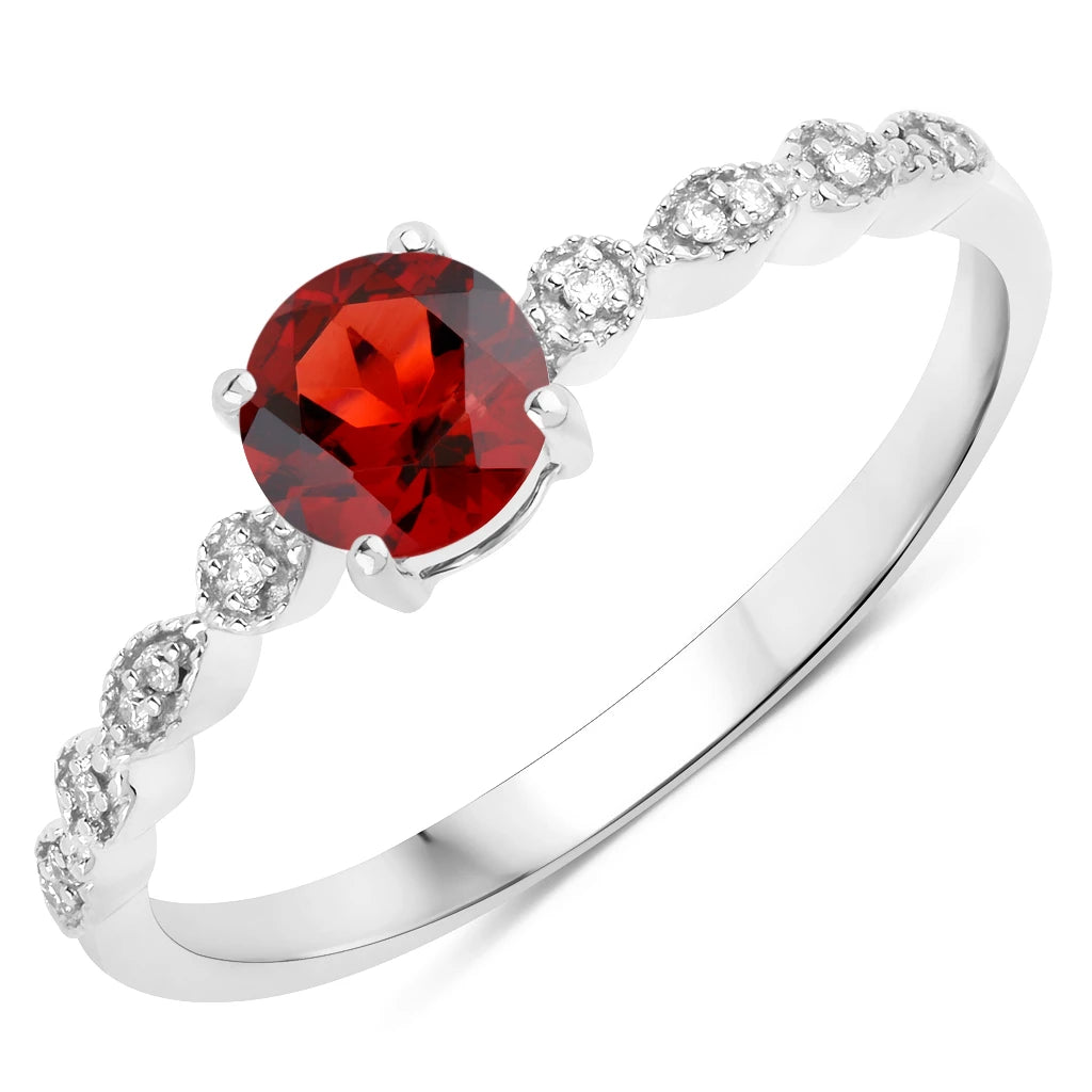 Victorian Round Diamond Halo Ring