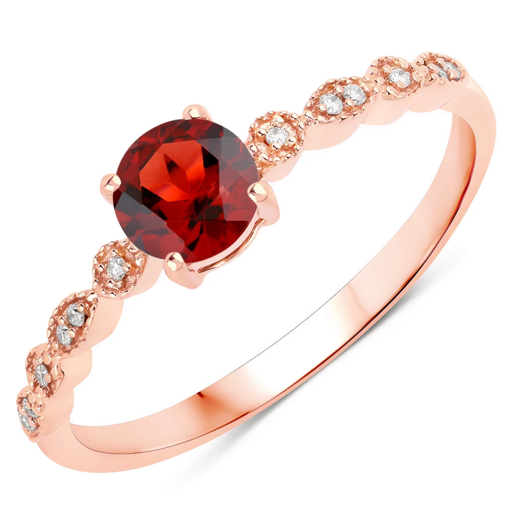 Victorian Round Diamond Halo Ring
