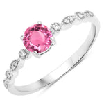 Victorian Round Diamond Halo Ring