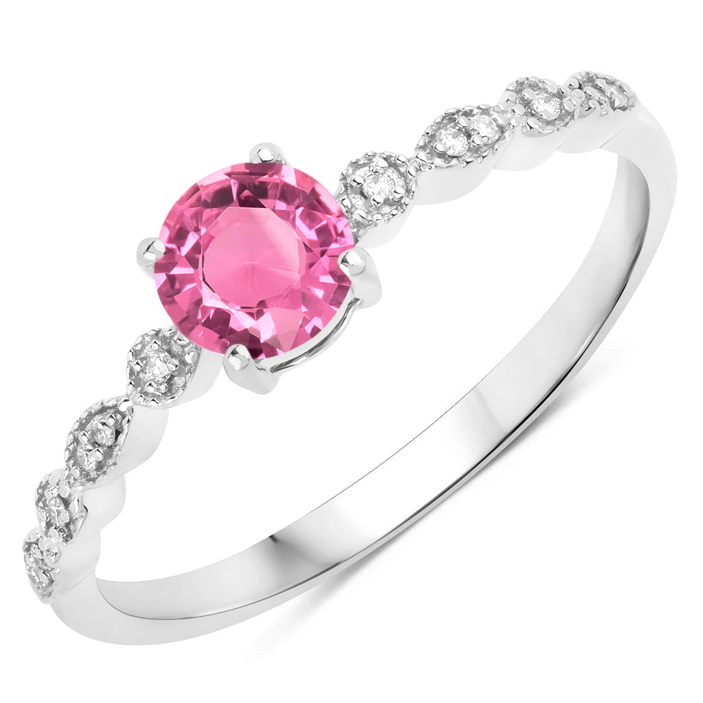 Victorian Round Diamond Halo Ring