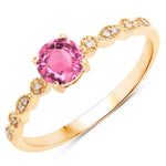 Victorian Round Diamond Halo Ring