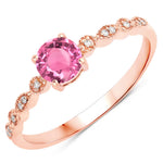 Victorian Round Diamond Halo Ring