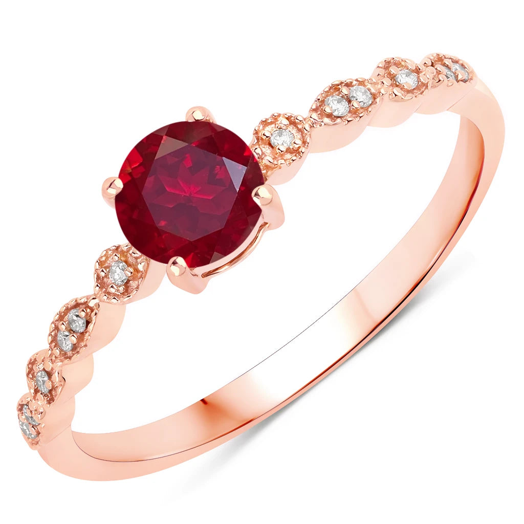 Victorian Round Diamond Halo Ring