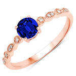 Victorian Round Diamond Halo Ring