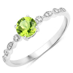 Victorian Round Diamond Halo Ring