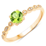 Victorian Round Diamond Halo Ring
