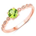 Victorian Round Diamond Halo Ring