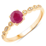 Victorian Round Diamond Halo Ring