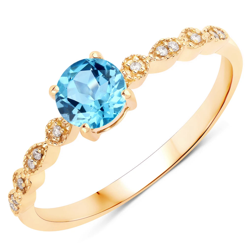 Victorian Round Diamond Halo Ring