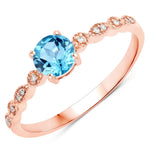 Victorian Round Diamond Halo Ring