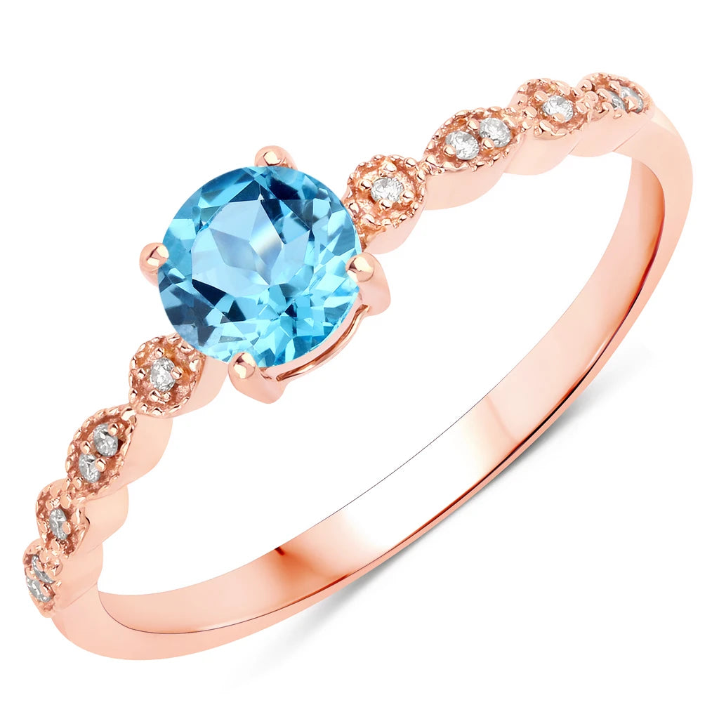 Victorian Round Diamond Halo Ring