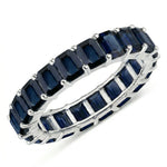Emerald Cut Eternity Band Ring