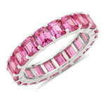 Emerald Cut Eternity Band Ring