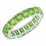 Emerald Cut Eternity Band Ring