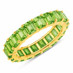 Emerald Cut Eternity Band Ring