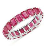 Emerald Cut Eternity Band Ring