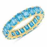 Emerald Cut Eternity Band Ring