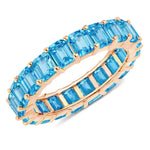 Emerald Cut Eternity Band Ring