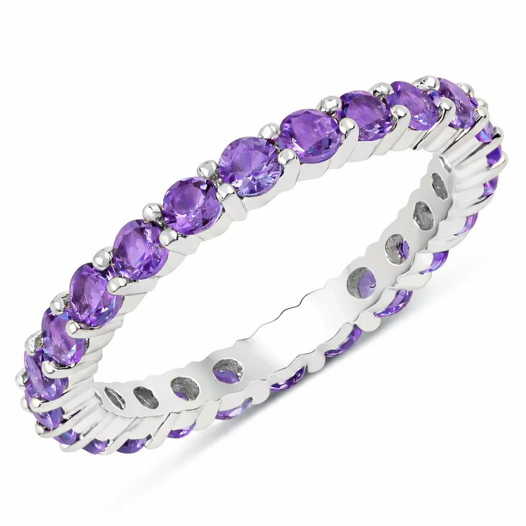 Round Cut Eternity B Ring