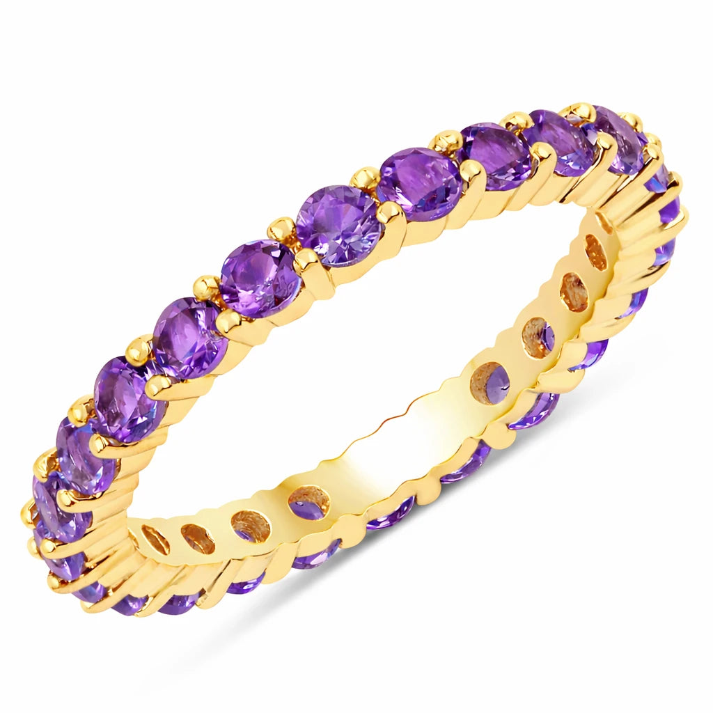 Round Cut Eternity B Ring