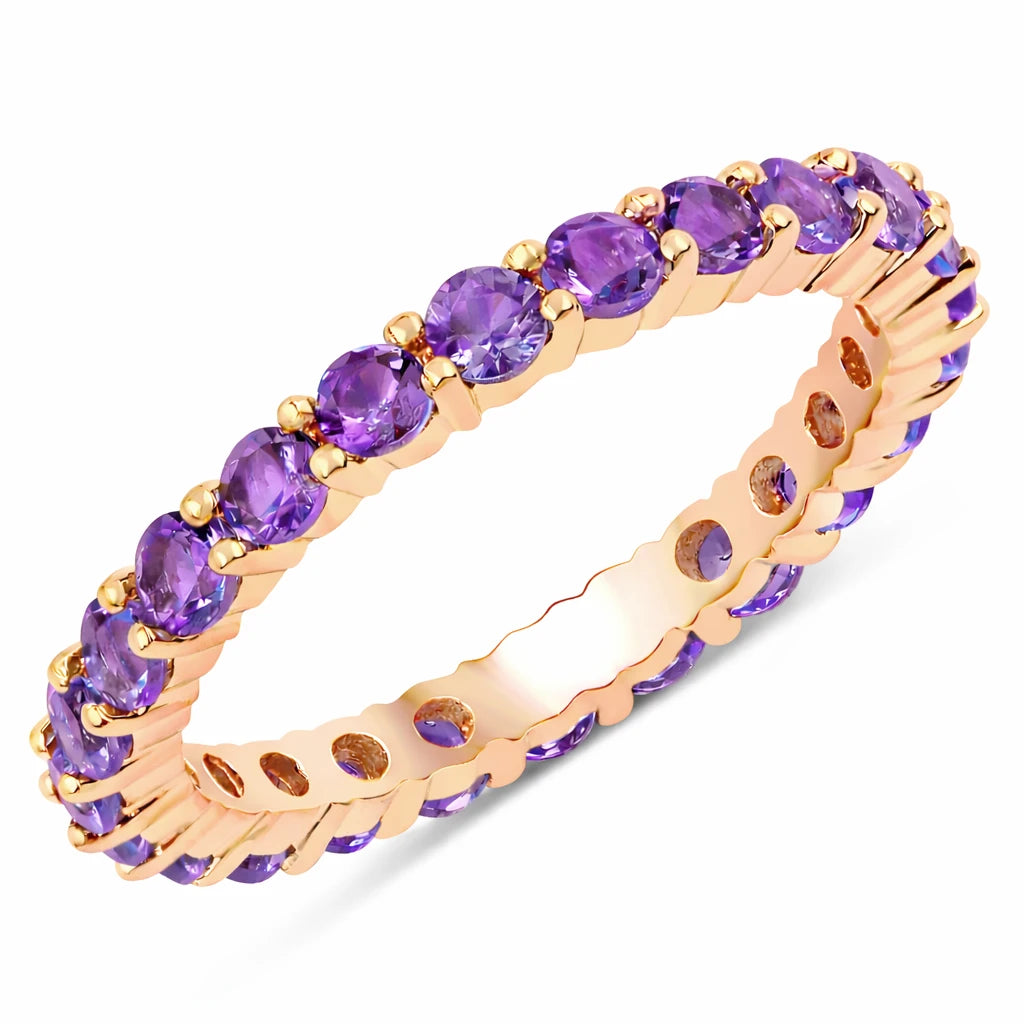 Round Cut Eternity B Ring
