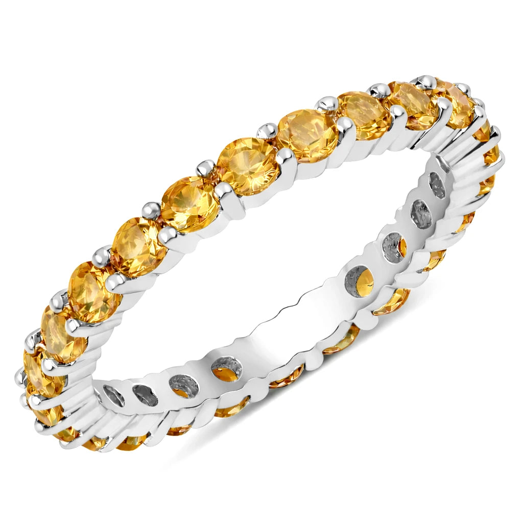 Round Cut Eternity B Ring