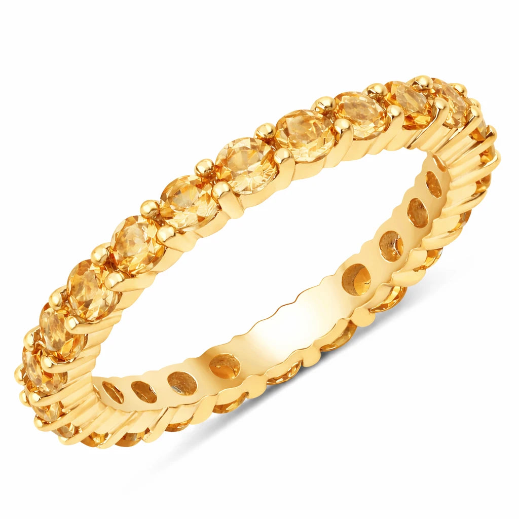 Round Cut Eternity B Ring