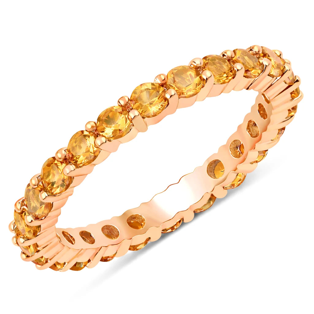 Round Cut Eternity B Ring