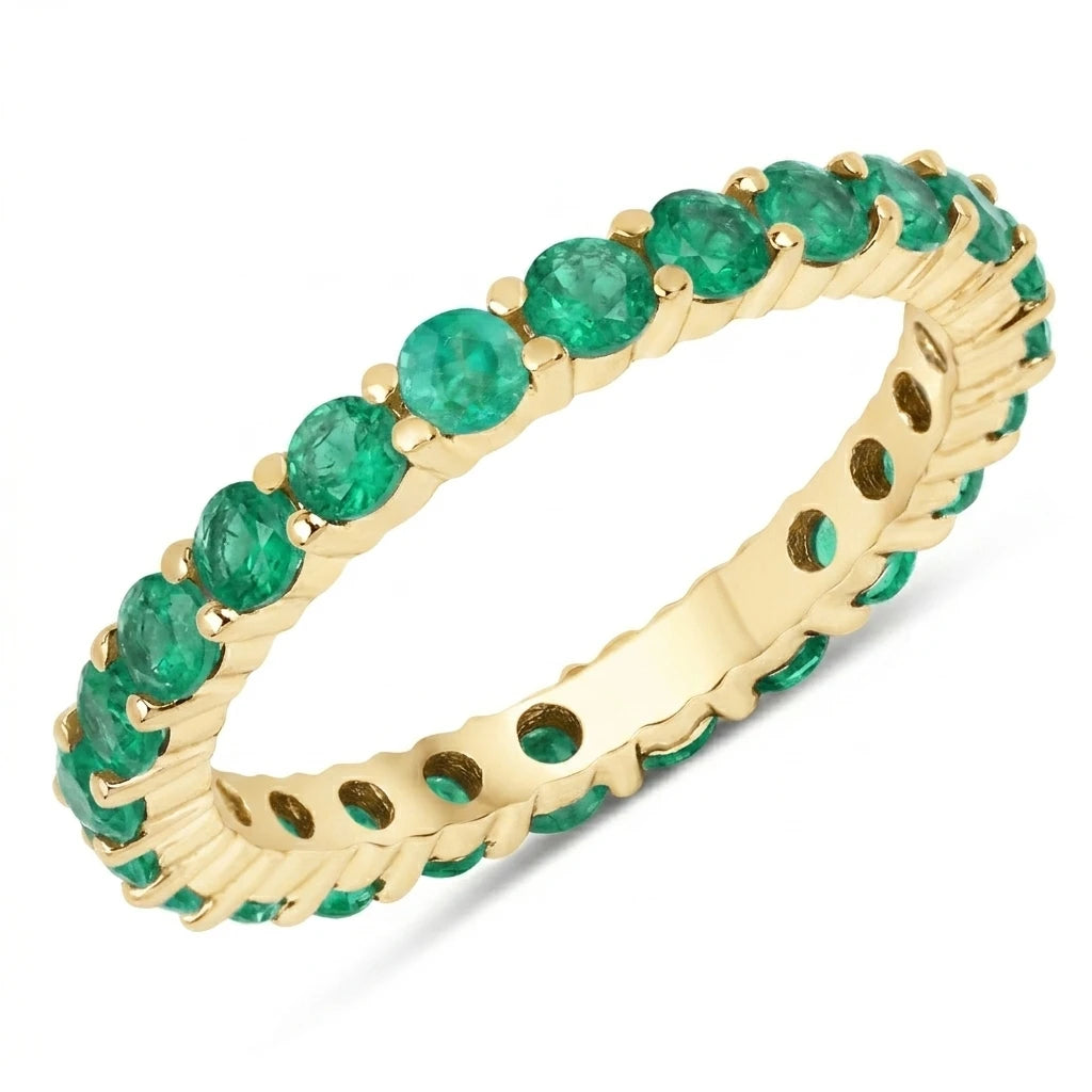 Round Cut Eternity B Ring