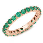 Round Cut Eternity B Ring