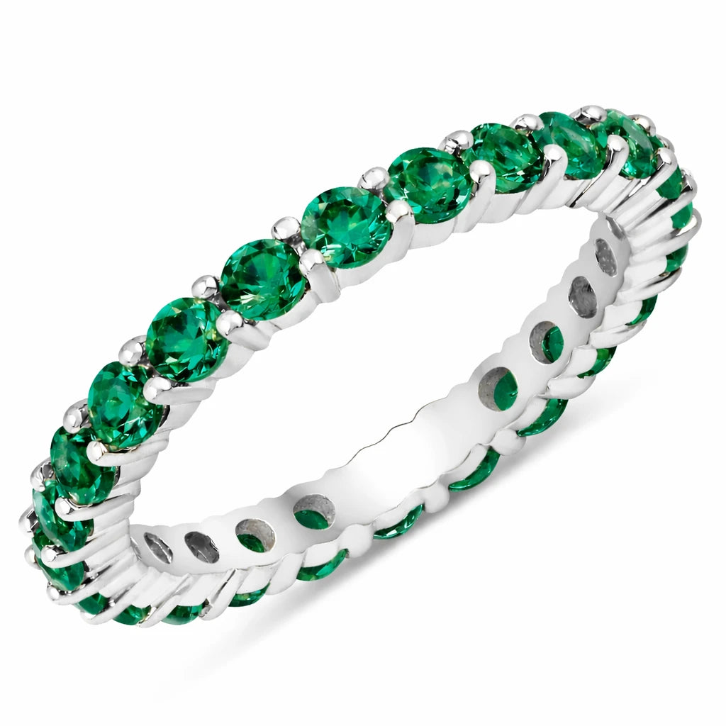 Round Cut Eternity B Ring