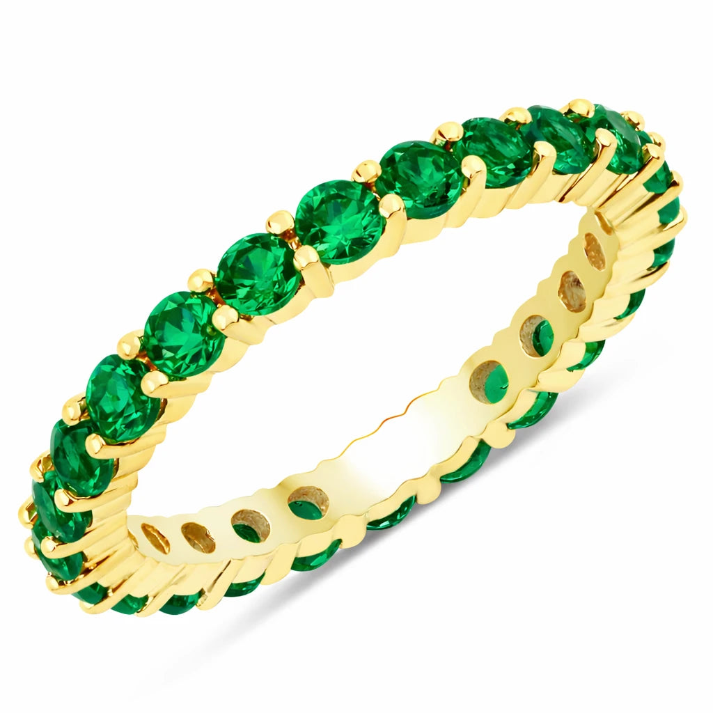 Round Cut Eternity B Ring
