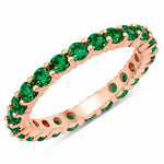 Round Cut Eternity B Ring