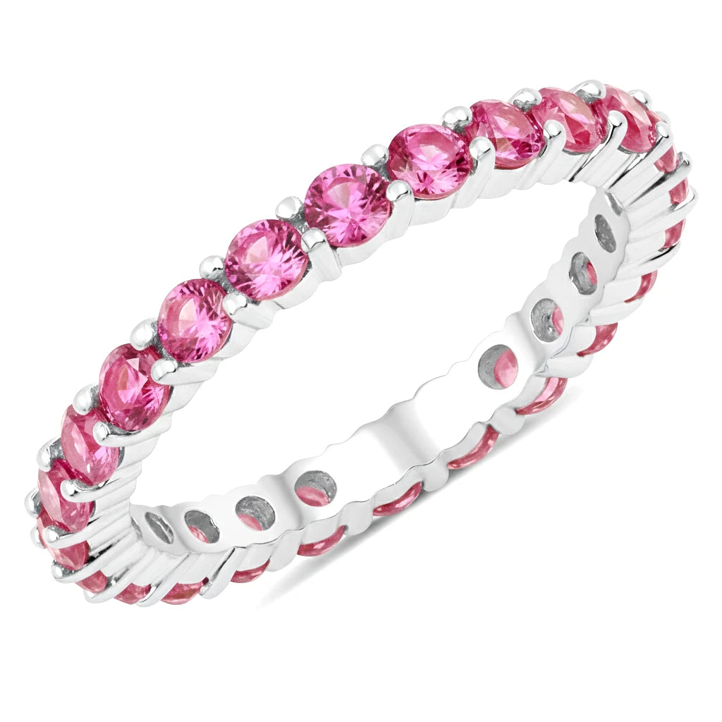 Round Cut Eternity B Ring