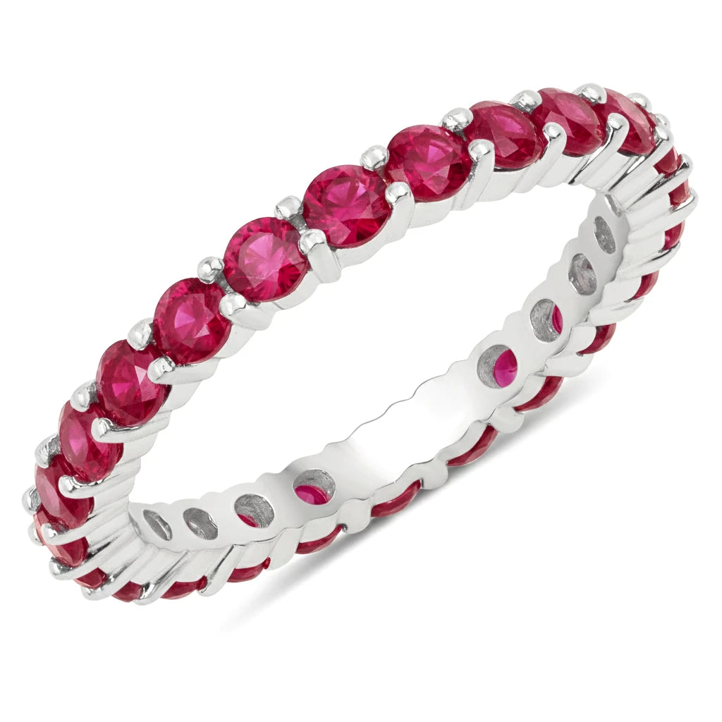 Round Cut Eternity B Ring