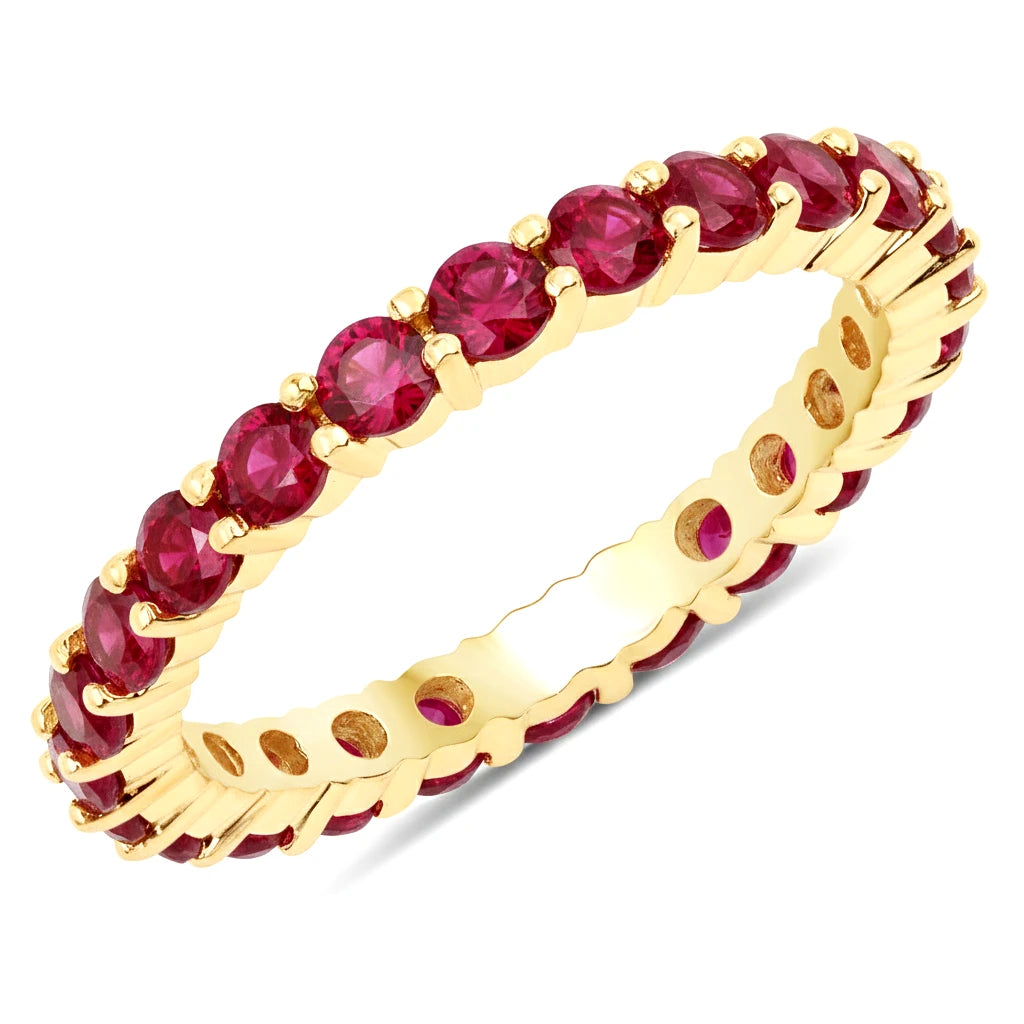 Round Cut Eternity B Ring