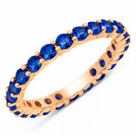 Round Cut Eternity B Ring