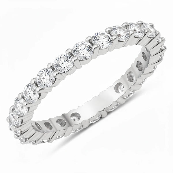 Round Cut Eternity B Ring
